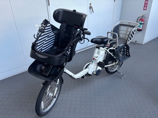 Panasonic ギュットミニDX 電動アシスト自転車 前後チャイルドシート付