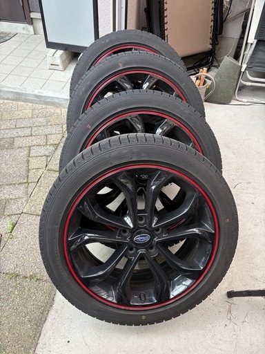 SUBARU 純正 18インチ タイヤホイール 4本セット225 45 R18 (Raz) 伊那