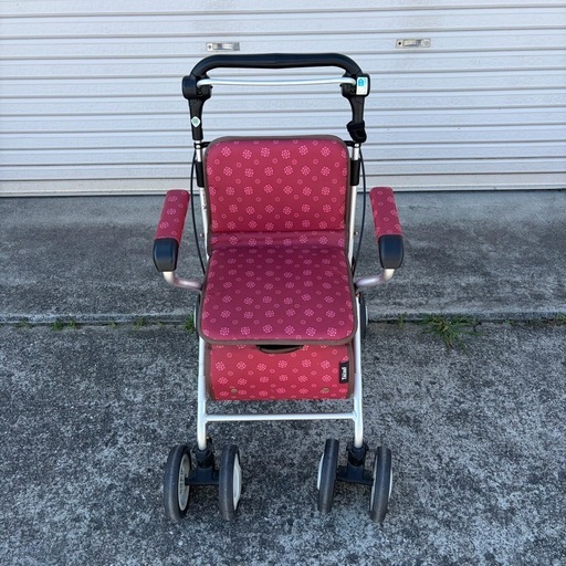 シルバーカー☆折りたたみ☆幸和製作所☆レッド (便利屋てるまさ) 六十