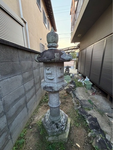 無料】石燈籠 石灯籠 日本庭園 (ぴ) 天理のその他の中古あげます・譲り