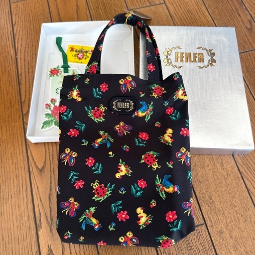 フェイラー ハイジワイドトートバッグ 新品・タグ付き】FEILER フェイラー トートバッグ ハイジ柄（箱付き