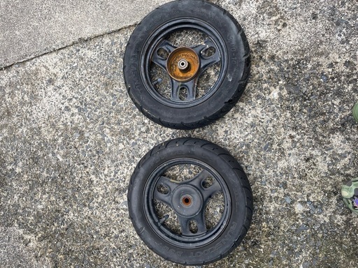 ホンダAF34 純正 ホイール 前後セット 検 AF18/ AF25/ AF34 /af18