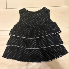 ベビー服 チュニック ドット柄 80cmの画像