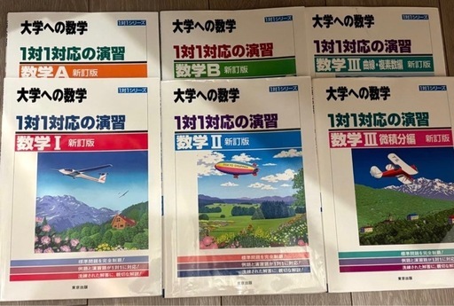 大学への数学1対1対応の演習6冊参考書 (さくら) 新西大寺町筋の参考書