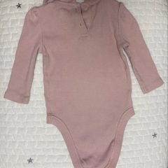 babyGAP リブ 長袖 ロンパース ボディスーツ3-6ヶ月の画像