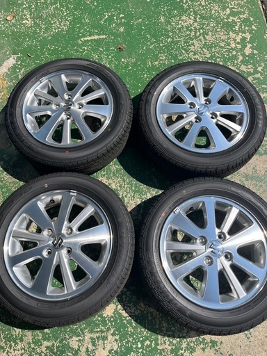 新型スズキエブリィワゴン18w 新車外し (ゆー) 亀山のタイヤ、ホイール