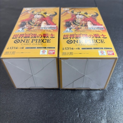 ワンピースカード世界最強の戦士BOX (みぃまる) 本八戸のカードゲーム