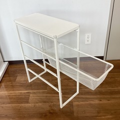イケア収納カゴ（1段）<IKEA JUNAEL>【町田市再生家具】1017Aの画像