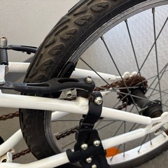 20インチ自転車　　ホワイトピンクの画像