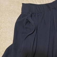 
新品未使用 レディース 黒 ロング フレアスカートの画像