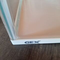 GEX マリーナスリムL ガラス水槽（ホワイト）/ 幅約40cm・水漏れ無し確認済の画像