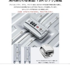 キャリーケース グレー ブラウン Lサイズの画像