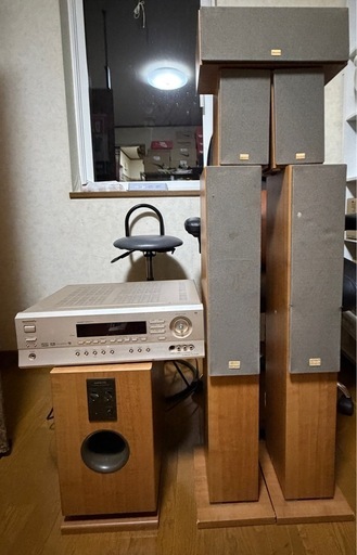 ONKYO AVアンプ TX-SA500 サブウーファー SL-105 セット (やな) 五稜郭