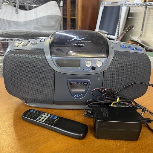 万代店 Victor ビクター CD ラジカセ RC-NX1 1996年製 (リサイクル