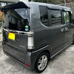 NBOXカスタム　車検残有り　機関好調　バックカメラ　リアコーナーセンサー　ETC パワスラの画像
