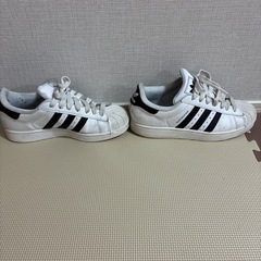 adidas スニーカー 白 26.5cmの画像