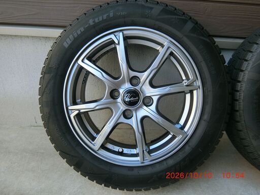 【JP STYLEホイール】2025年スタッドレスタイヤ175/65R15直接可 スタッドレスタイヤ（175/65R15） ホイール4本セット（ナット付）、未