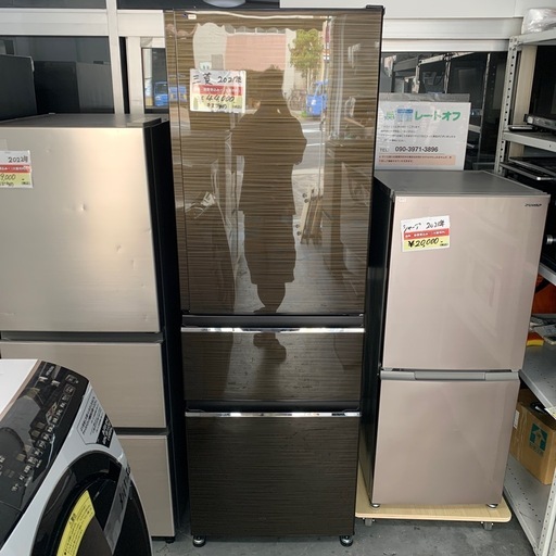 095 三菱冷凍冷蔵庫2021年洗浄済み (家電分解アール) 天満橋のキッチン