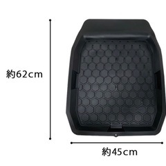 車 フロントマット2セット（運転席.助手席 ）の画像