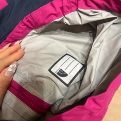 THE NORTH FACE(ザ・ノース・フェイス) ジャケットキッズ レインテックスユリイカ ユニセックス 防水 記名ラベル 上下セットの画像