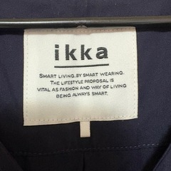 ikka ノーカラージャケット  Lサイズの画像