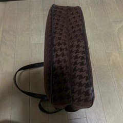 千鳥格子柄 ショルダーバッグ ブラウン・新品・未使用・来月から値上げしますの画像