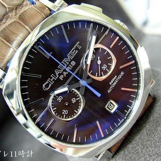 ★新品★ショーメ ダンディー クロノ オート 茶/革 W11291-30F