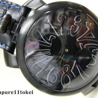 ★新品★ガガ ミラノ GaGaMILANO MANUALE 手巻 黒PVD 5012.2