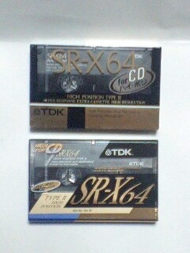 ＴＤＫカセットテープＳＲ-Ｘ 新品 ２本