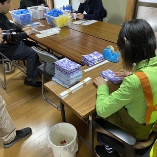 室内作業の様子
